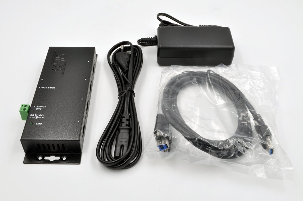 EAN 4718359118319 - EXSYS EX-1183HMVS-2 hub de interfaz USB 3.2 Gen 1 (3.1 Gen 1) Type-B 5000 Mbit/s Negro imagen 2