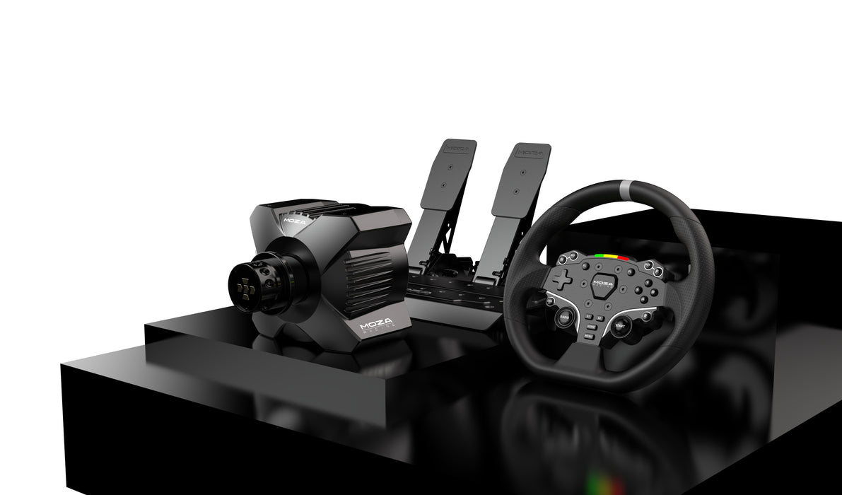EAN 6973137270711 - Moza Racing RS074 mando y volante Negro Bluetooth/USB Volante + Pedales Digital PC imagen 5