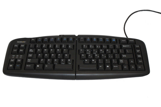 EAN 8717399995689 - BakkerElkhuizen Goldtouch Adjustable V2 teclado Oficina USB + PS/2 QWERTZ Alemán Negro imagen 2