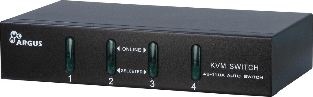 EAN 4260133127944 - Inter-Tech KVM-AS-41UA interruptor KVM Negro imagen 3