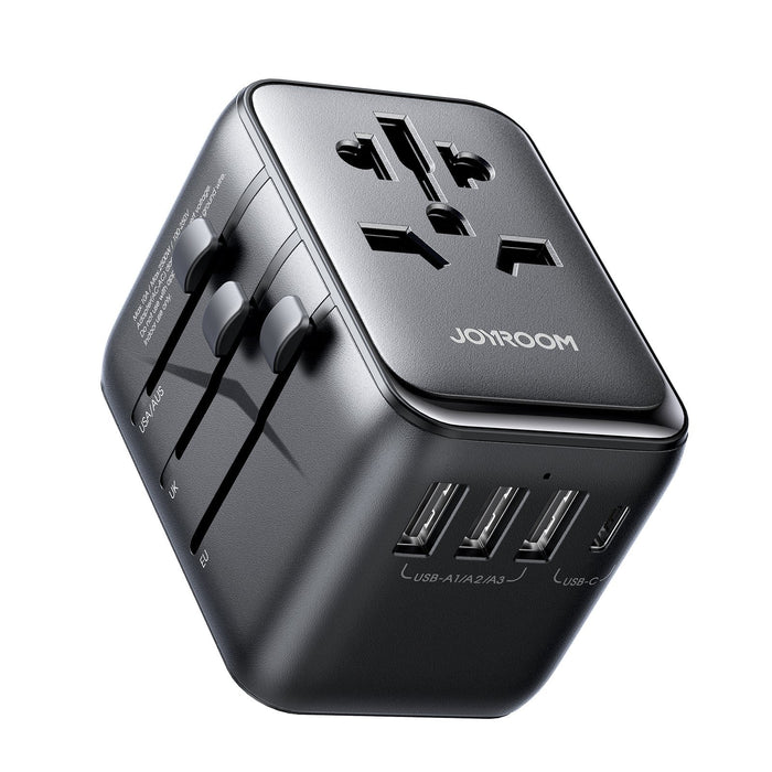EAN 6956116701963 - JOYROOM JR-TCW01 adaptador de enchufe eléctrico Universal Negro imagen 1