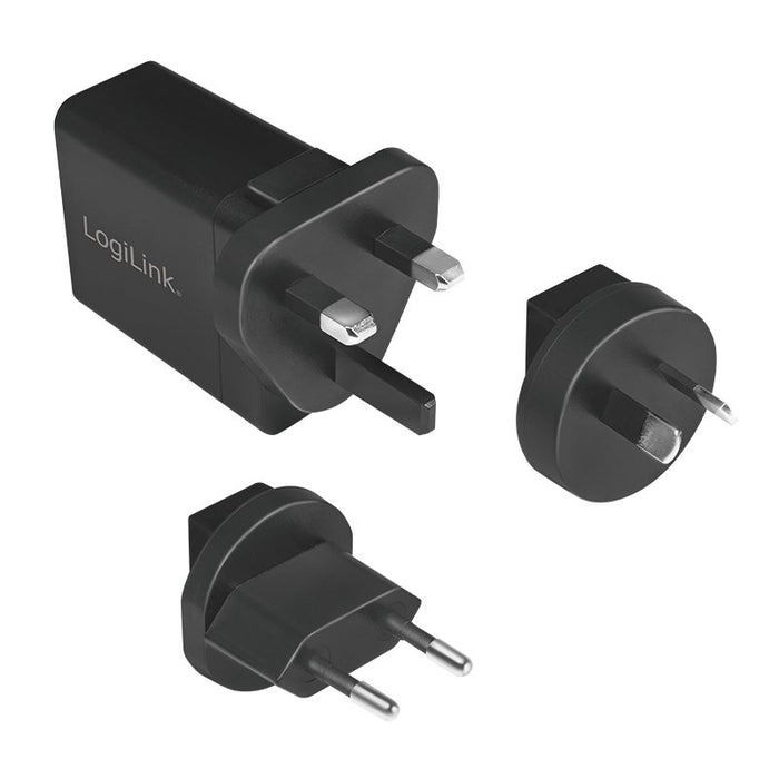 EAN 4052792051452 - LogiLink PA0188 cargador de dispositivo móvil Universal Negro Corriente alterna Carga rápida Interior imagen 6