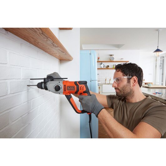 EAN 5035048730485 - Black & Decker BEHS02K-QS taladro 1200 RPM SDS Plus Gris, Naranja imagen 5