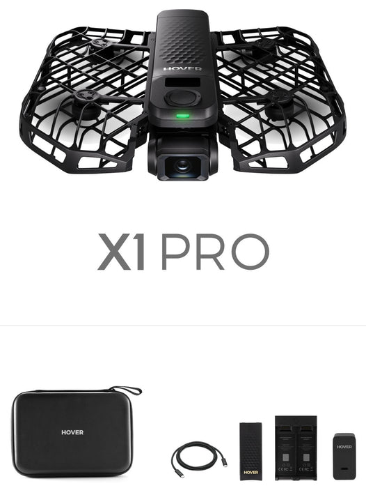 EAN 6977791920029 - HOVERAir X1 Pro Basic Combo 4 rotores Cuadricóptero 12 MP 3840 x 2160 Pixeles 1920 mAh Negro imagen 1
