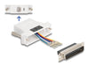 EAN 4043619670932 - DeLOCK 67093 cambiador de género para cable D-Sub 25 RJ12 Negro imagen 1