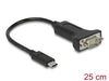 EAN 4043619643073 - DeLOCK 64307 cable de serie Negro 0,25 m USB Tipo C RS-232 imagen 1