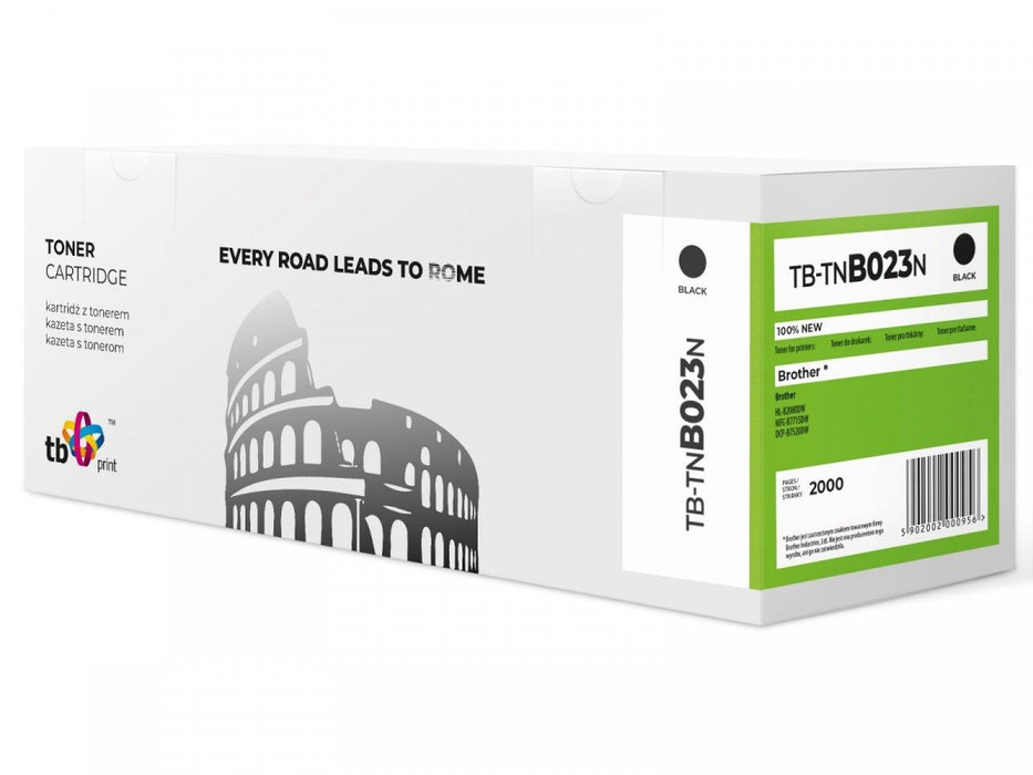 EAN 5902002000956 - TB Print TB-TNB023N cartucho de tóner 1 pieza(s) Compatible Negro imagen 1