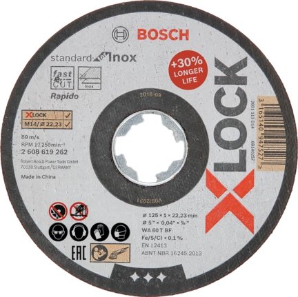 EAN 3165140947527 - Bosch 2 608 619 262 accesorio para amoladora angular Corte del disco imagen 1