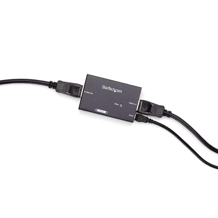 EAN 65030864220 - StarTech.com DPBOOST extensor audio/video Repetidor de señales AV Negro imagen 5