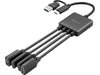 EAN 5705730136818 - Sandberg 136-81 hub de interfaz USB 3.2 Gen 1 (3.1 Gen 1) Type-A + Type-C 5000 Mbit/s Negro imagen 1
