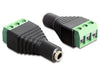 EAN 4043619654550 - DeLOCK 65455 cambiador de género para cable 3.5 mm 3 pin terminal block Negro, Verde imagen 1