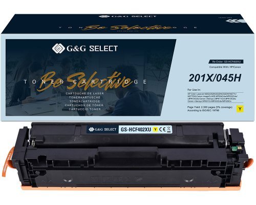 EAN 6942383125373 - G&G GS-HCF402XU cartucho de tóner 1 pieza(s) Compatible Amarillo imagen 1