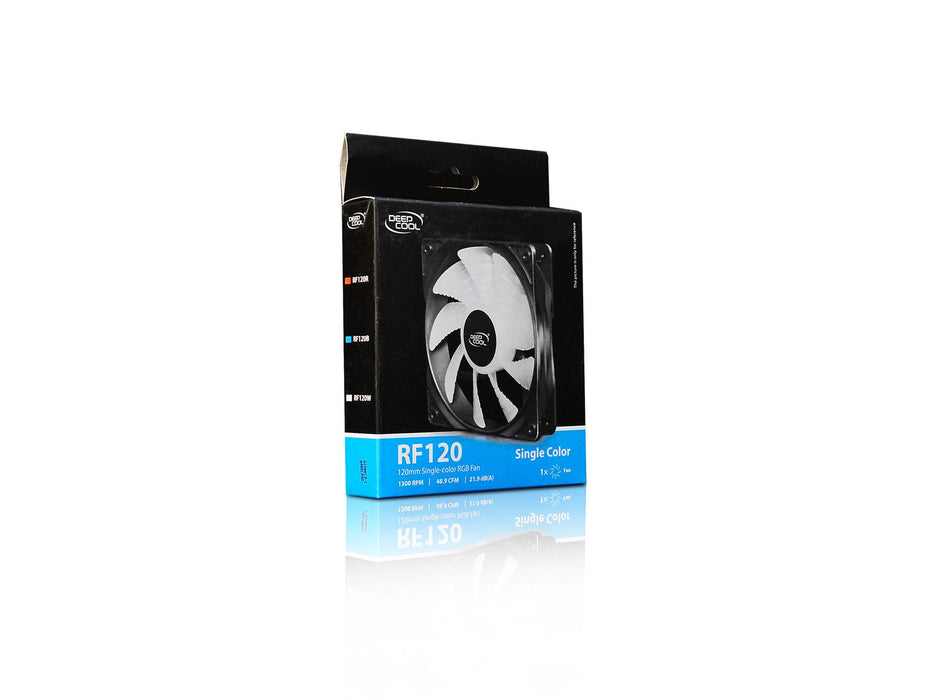 EAN 6933412710424 - DeepCool RF120W Carcasa del ordenador Ventilador 12 cm Negro, Translúcido 1 pieza(s) imagen 6