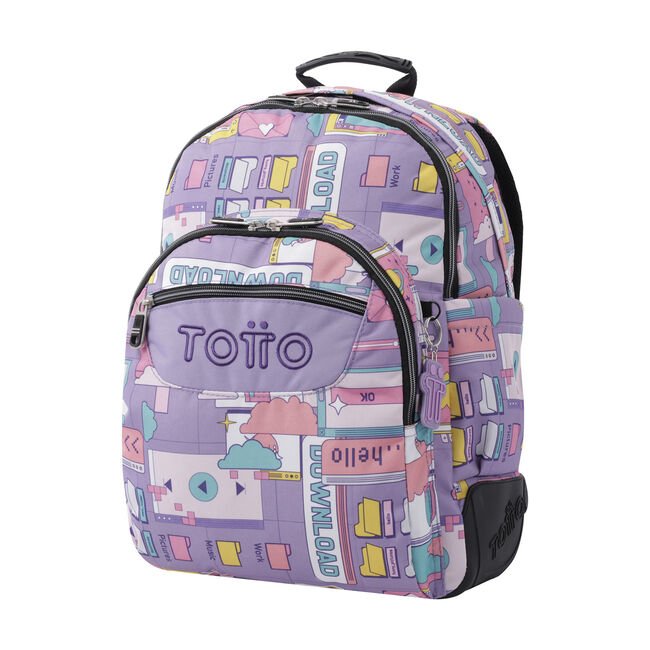 EAN 7704758570053 - Totto Crayoles mochila Mochila escolar Multicolor Poliéster imagen 2