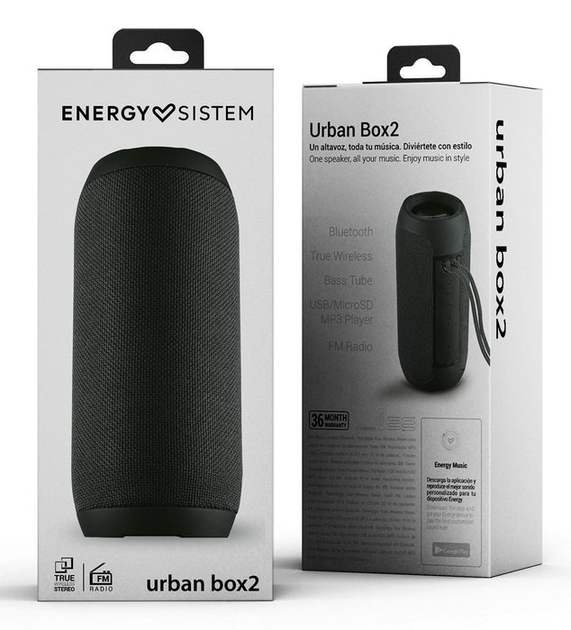 EAN 8432426449323 - Energy Sistem Urban Box 2 Altavoz portátil estéreo Negro 10 W imagen 6