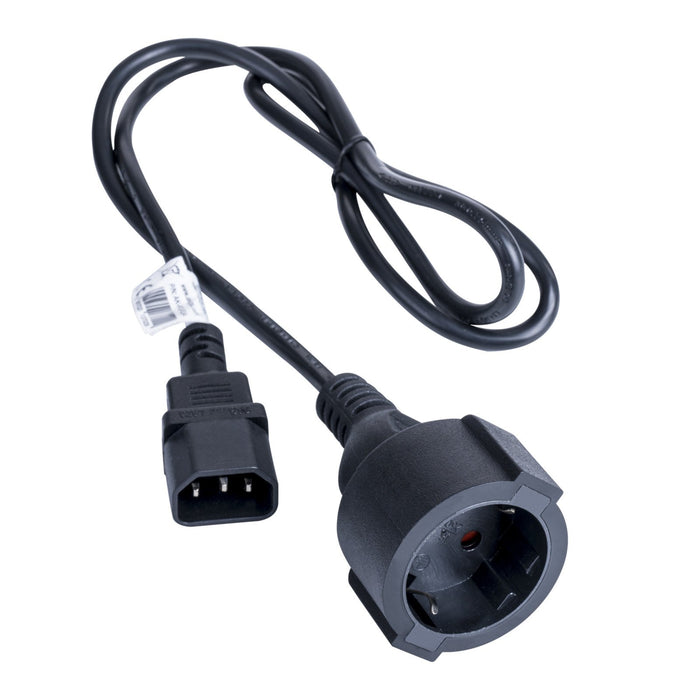 EAN 5901720137029 - Akyga AK-PC-13A cable de transmisión Negro 1 m C14 acoplador CEE7/3 imagen 1