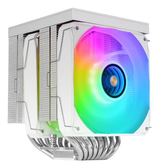 EAN 8435693112884 - Mars Gaming MCPU-LCDPROW Procesador Refrigerador de aire 12 cm Blanco 1 pieza(s) imagen 1