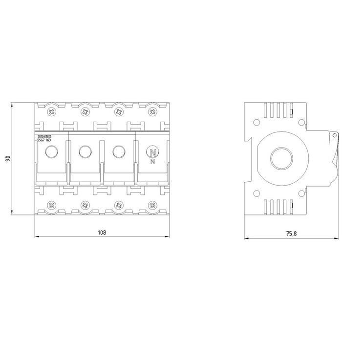 EAN 4001869319278 - Siemens 5SG7163 corta circuito 4P imagen 2