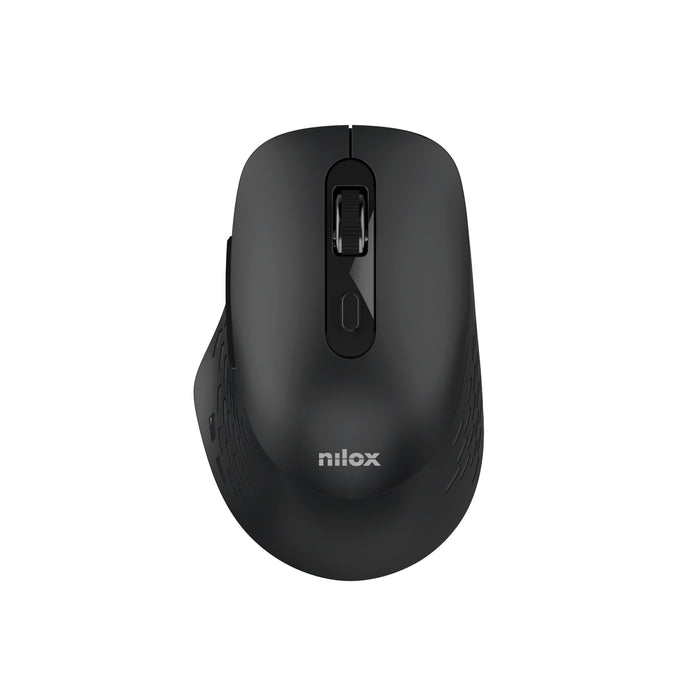 EAN 8431775136427 - Nilox RATON DUAL WIRELESS 1600 DPI NEGRO ratón Oficina Bluetooth + USB Type-A Óptico imagen 1