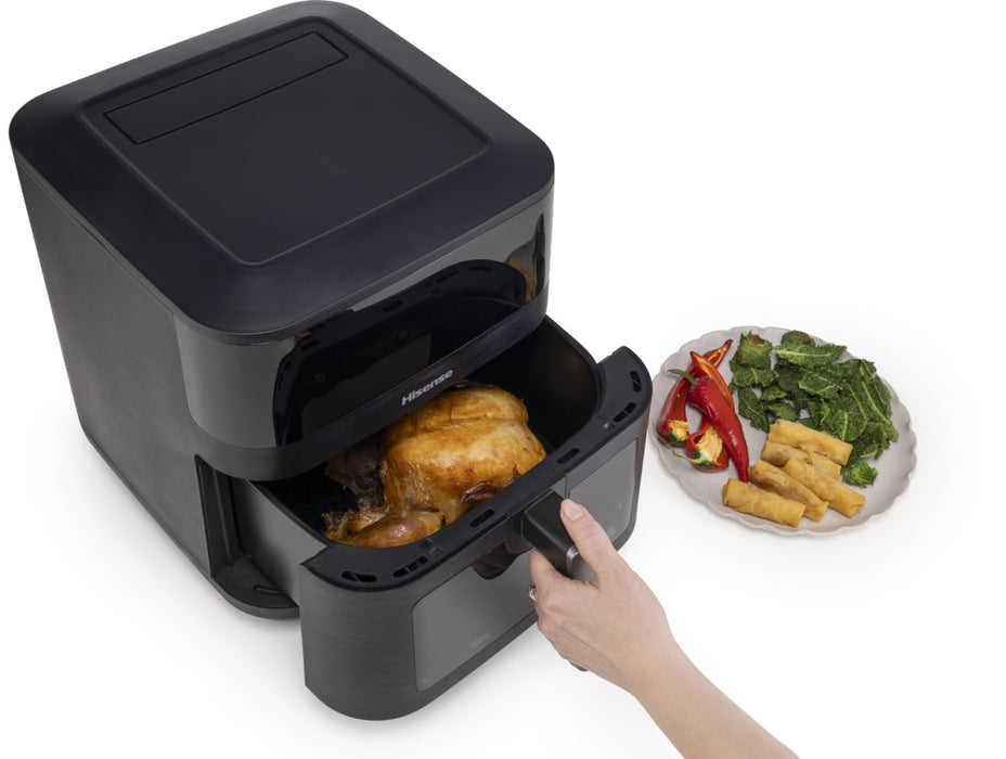 EAN 3838783026316 - Hisense HAF2100DCD Sencillo 7,7 L 2100 W Freidora de aire caliente Negro imagen 9