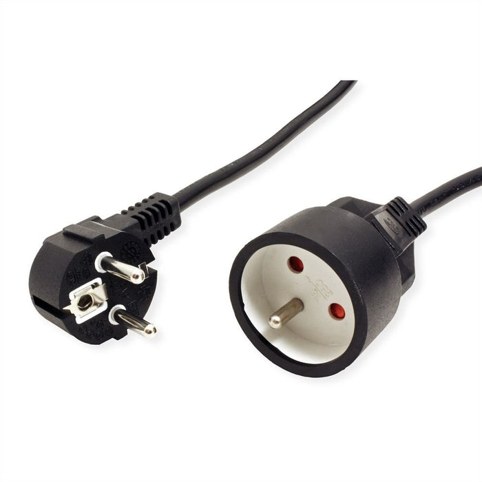 EAN 7630049610385 - VALUE 19.99.1172 cable de transmisión Negro 10 m CEE7/7 imagen 2