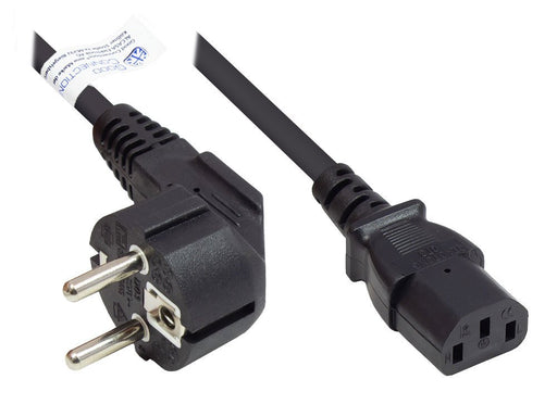 EAN 4014619168026 - Alcasa P0130-S010 cable de transmisión Negro 1 m CEE7/7 IEC C13 imagen 1