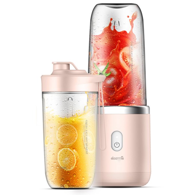EAN 6955578034954 - Deerma NU05 licuadora 0,4 L Batidora de vaso Rosa, Acero inoxidable imagen 1