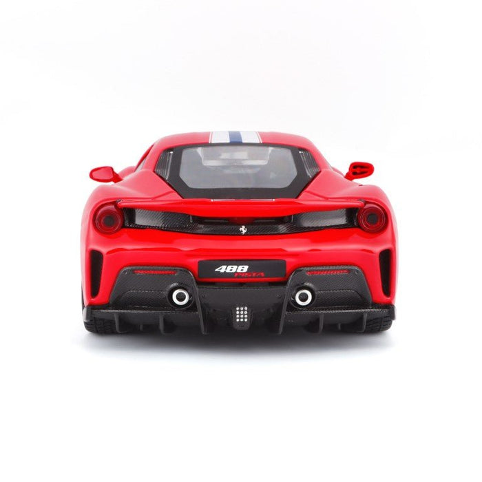 EAN 4893993260263 - BBURAGO Ferrari 488 Pista Modelo a escala de coche superdeportivo Previamente montado 1:24 imagen 9