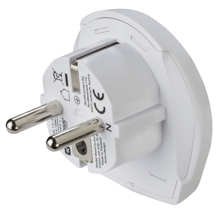 EAN 4047443491428 - Hama World Travel Pro Light USB adaptador de enchufe eléctrico Universal Blanco imagen 6