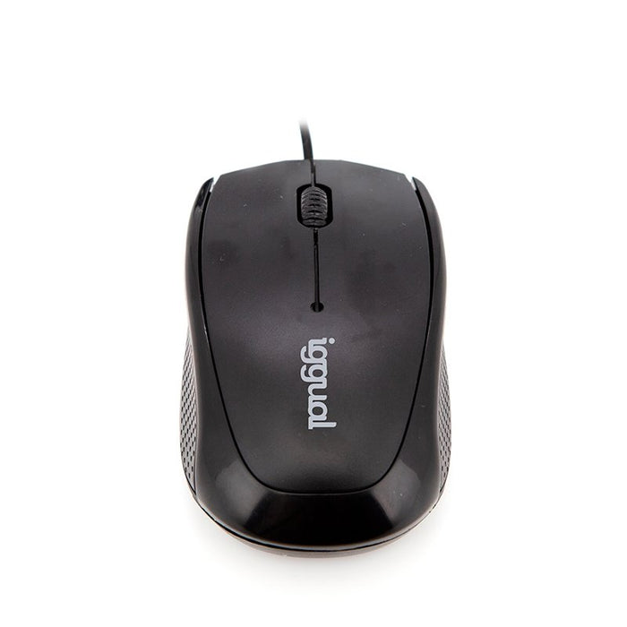 EAN 8435364316849 - iggual IGG316849 ratón Oficina Ambidextro USB tipo A Óptico 800 DPI imagen 1