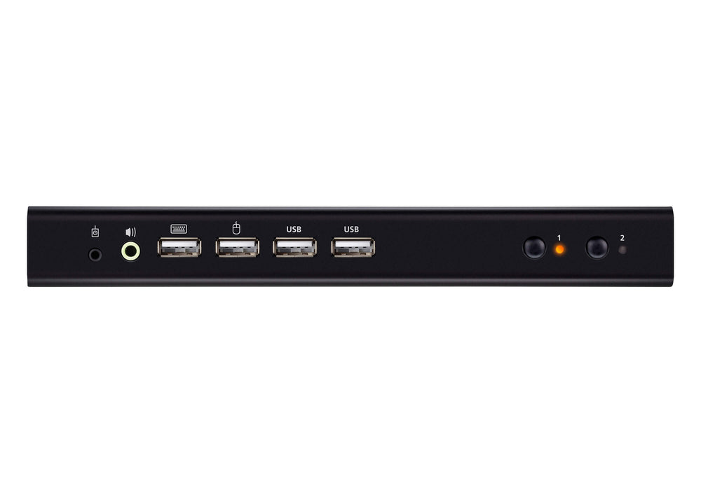 EAN 4710469349874 - ATEN CS742H interruptor KVM Negro imagen 2