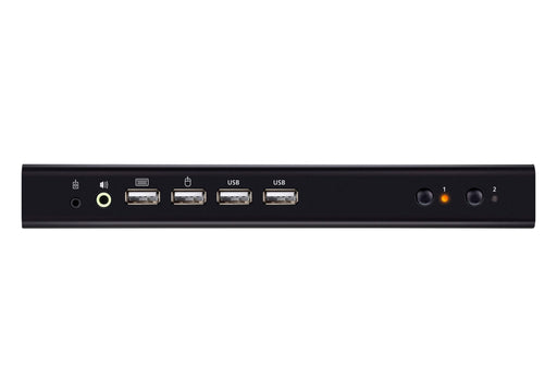 EAN 4710469349874 - ATEN CS742H interruptor KVM Negro imagen 2