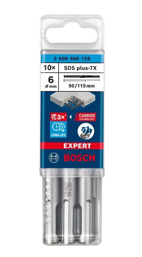 EAN 4059952532325 - Bosch Expert SDS plus-7X Hammer drill bit 10 pieza(s) imagen 2