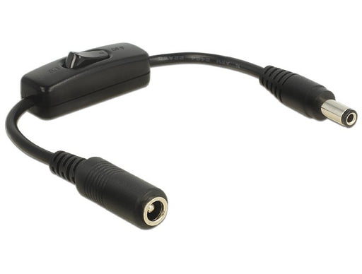 EAN 4043619654970 - DeLOCK 0.2m, 2x DC 5.5x2.5mm Negro 0,2 m imagen 1