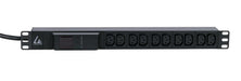 EAN 5704174320692 - Lanview LVR261877 unidad de distribución de energía (PDU) 10 salidas AC 1U Negro imagen 2