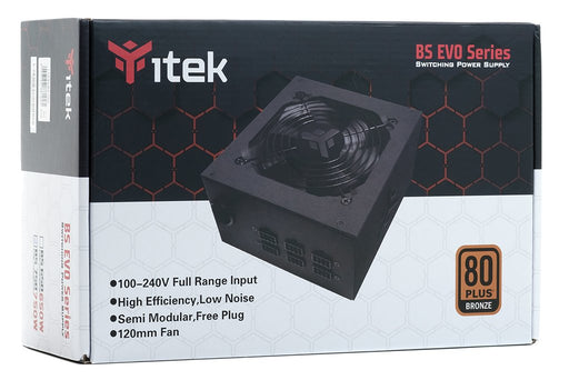 EAN 8056157881025 - itek BS750 unidad de fuente de alimentación 750 W 24-pin ATX ATX Negro imagen 2
