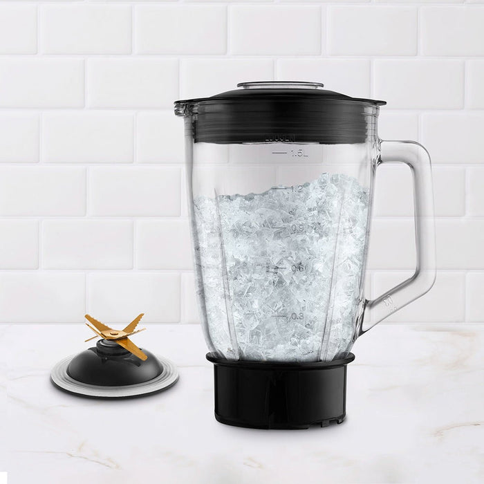 EAN 8422160057601 - Ufesa 70205760 licuadora 1,5 L Batidora de vaso 1500 W Negro, Acero inoxidable imagen 5