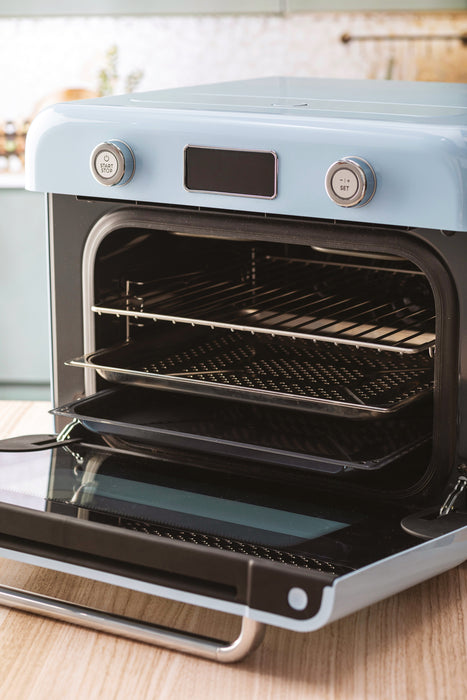 EAN 8017709333874 - Smeg COF01PBEU horno de vapor Pequeño Azul Botones, Giratorio imagen 24