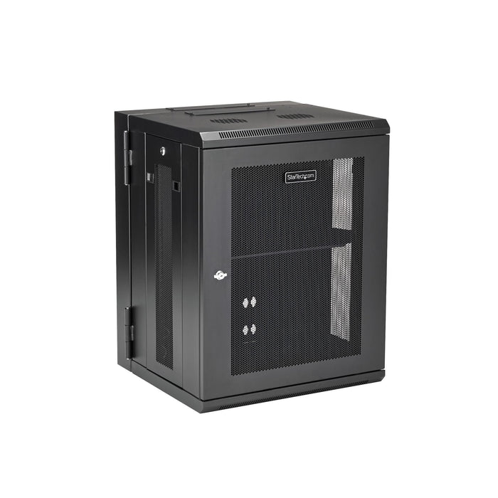 EAN 0065030870085 - StarTech.com RK1520WALHM armario rack Bastidor de pared Negro imagen 2