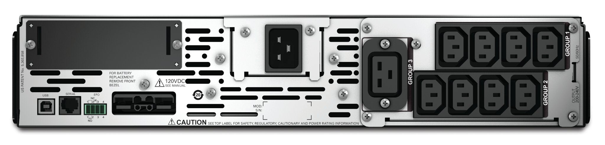 EAN 0731304268529 - APC Smart-UPS sistema de alimentación ininterrumpida (UPS) Línea interactiva 3 kVA 2700 W 9 salidas AC imagen 2
