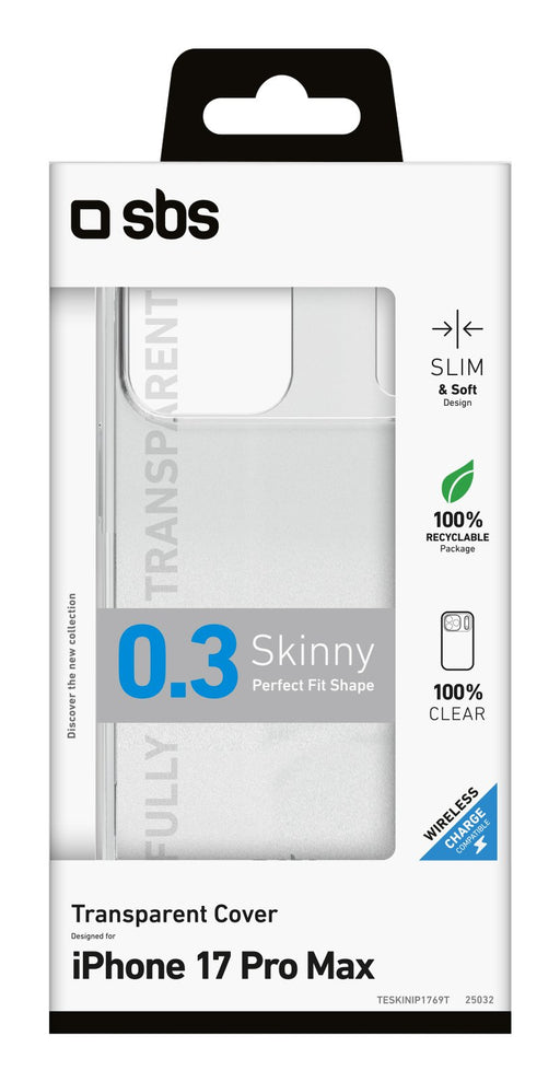 EAN 8018417525032 - SBS Skinny funda para teléfono móvil 17,5 cm (6.9") Transparente imagen 2