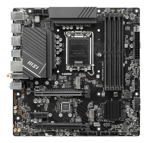 EAN 4711377059572 - MSI PRO B760M-A WIFI placa base Intel B760 LGA 1700 micro ATX imagen 2