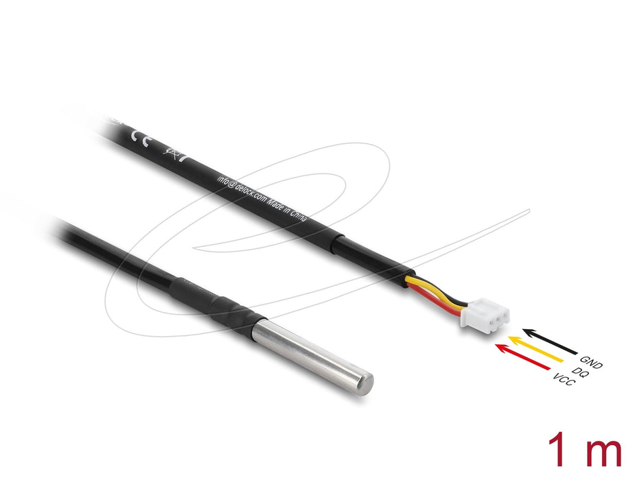 EAN 4043619913862 - DeLOCK 91386 cable para sensor y actuador 1 m No Negro imagen 2