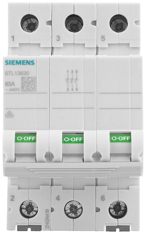 EAN 4001869468952 - Siemens 5TL1363-0 corta circuito 3P imagen 2