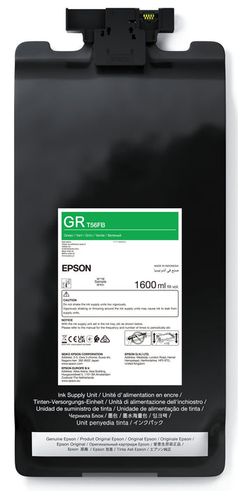 EAN 8715946726526 - Epson C13T56FB00 cartucho de tinta Original Verde imagen 1