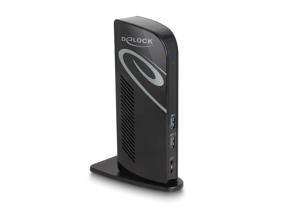 EAN 4043619877287 - DeLOCK 87728 base para portátil y replicador de puertos USB 3.2 Gen 1 (3.1 Gen 1) Type-A + Type-C Negro imagen 1