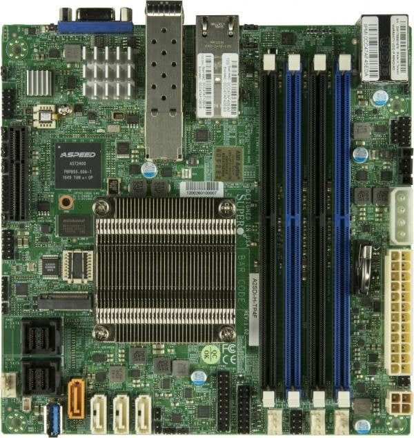 EAN 672042268429 - Supermicro A2SDI-H-TP4F mini ITX imagen 1