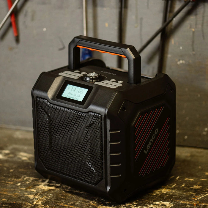 EAN 8711902086369 - Lenco ODR-160GY radio Portátil Analógico y digital Negro, Naranja imagen 9