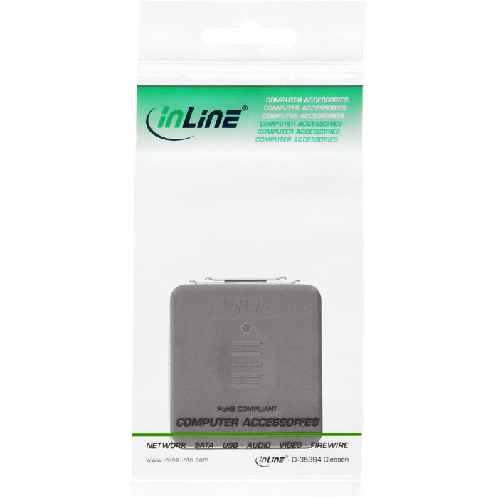 EAN 4043718084333 - InLine 27500 cambiador de género para cable eSATA female SATA Negro imagen 3