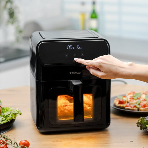 EAN 5908269356959 - Zelmer ZAF6500 freidora Sencillo 6,5 L 1500 W Freidora de aire caliente Negro imagen 2